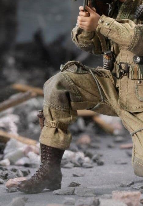 【WW2 米軍実物】空挺部隊ジャンプブーツ コーコラン社製 バーガンディ