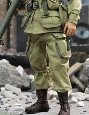 【WW2 米軍実物】空挺部隊ジャンプブーツ コーコラン社製 バーガンディ