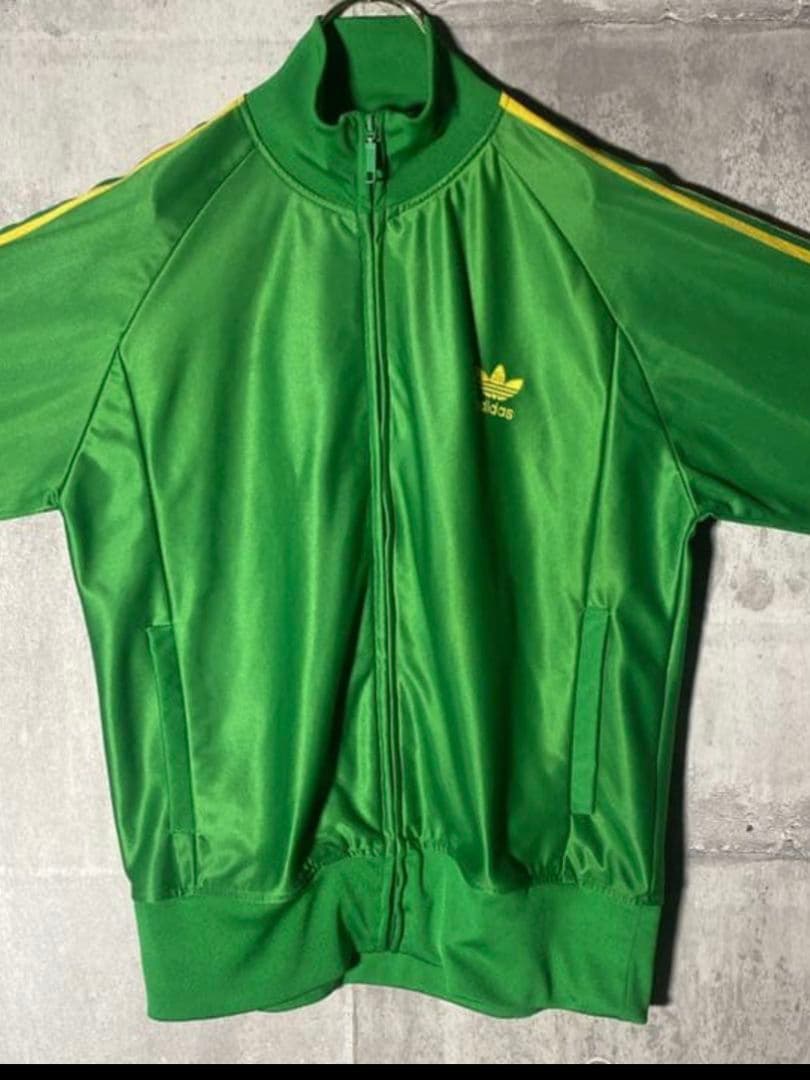 adidas/緑/トラックジャケット/'80s/デサント期