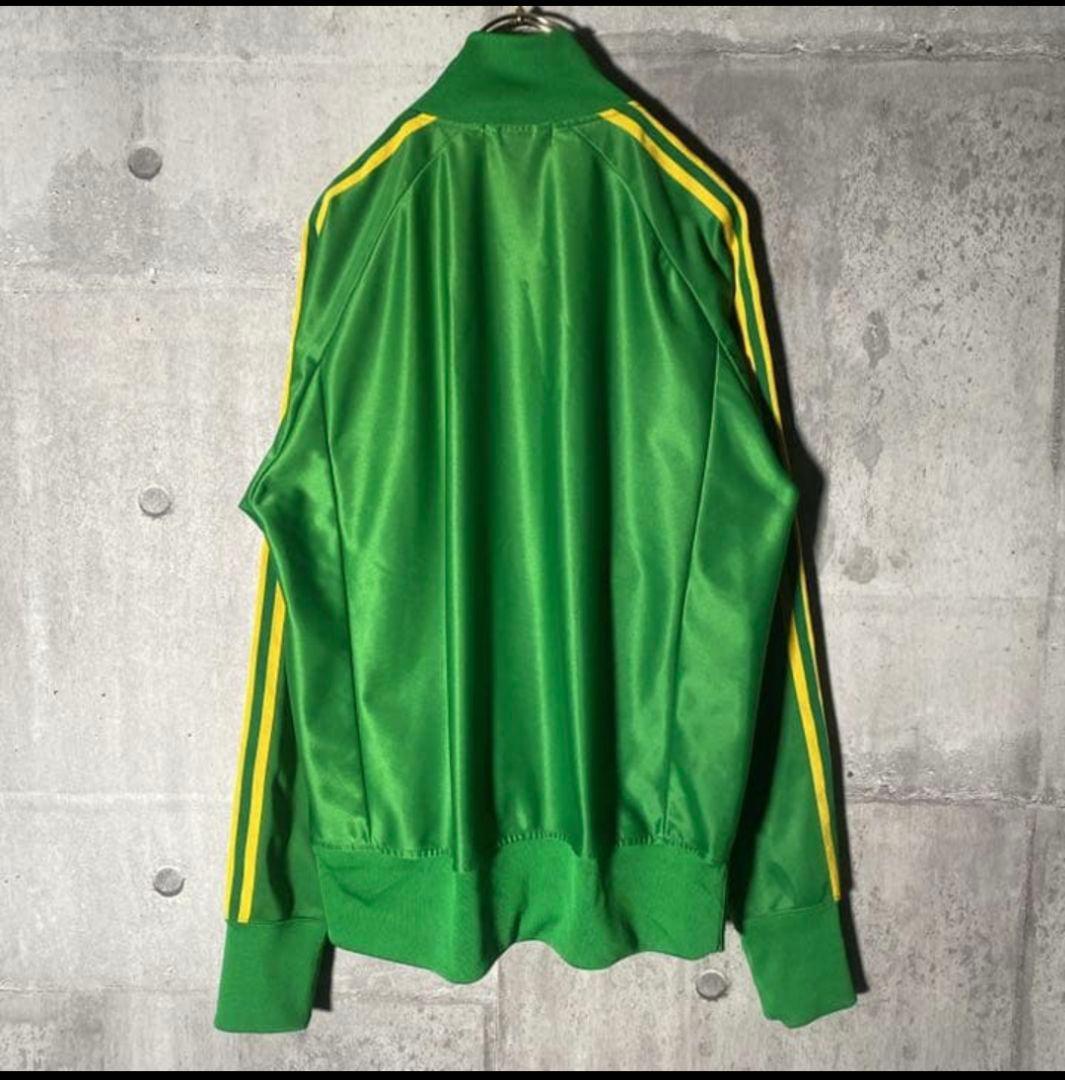 adidas/緑/トラックジャケット/'80s/デサント期
