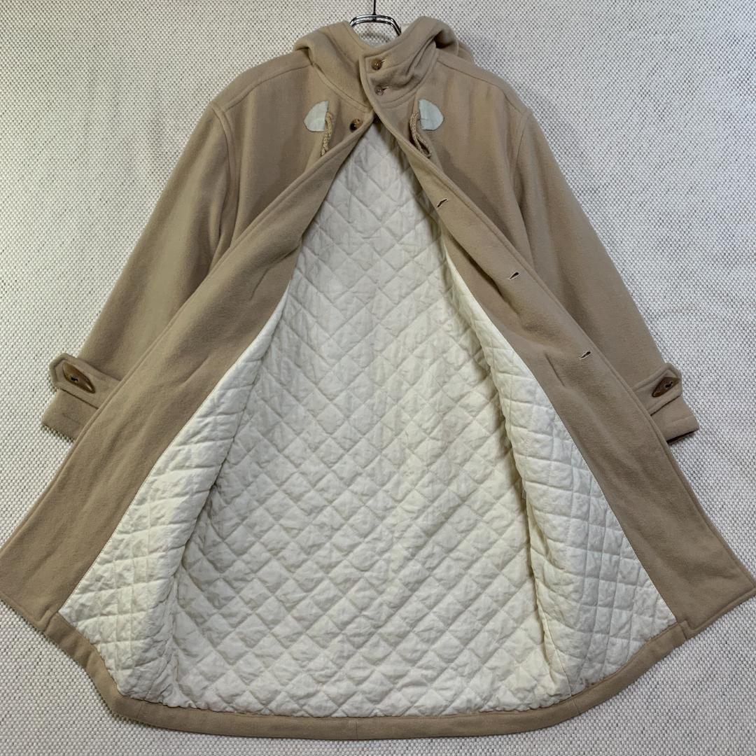 ダッフルコート イッセイミヤケ ベージュ サイズ9 キルティング 古着