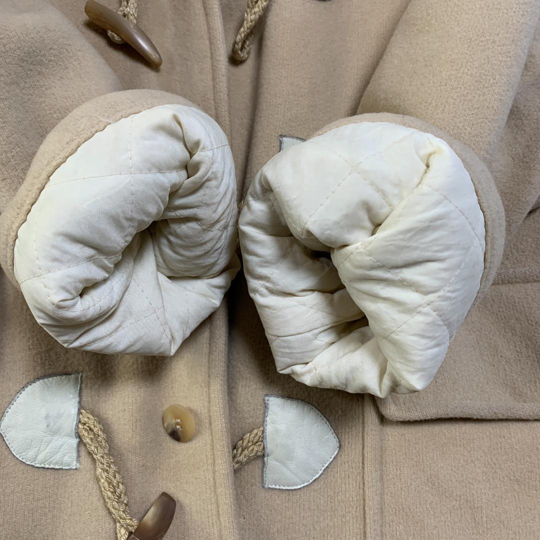 ダッフルコート イッセイミヤケ ベージュ サイズ9 キルティング 古着