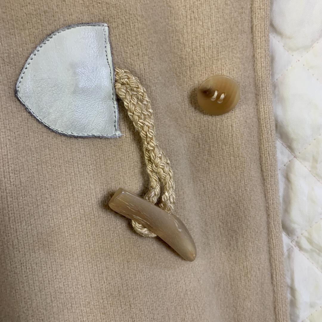 ダッフルコート イッセイミヤケ ベージュ サイズ9 キルティング 古着