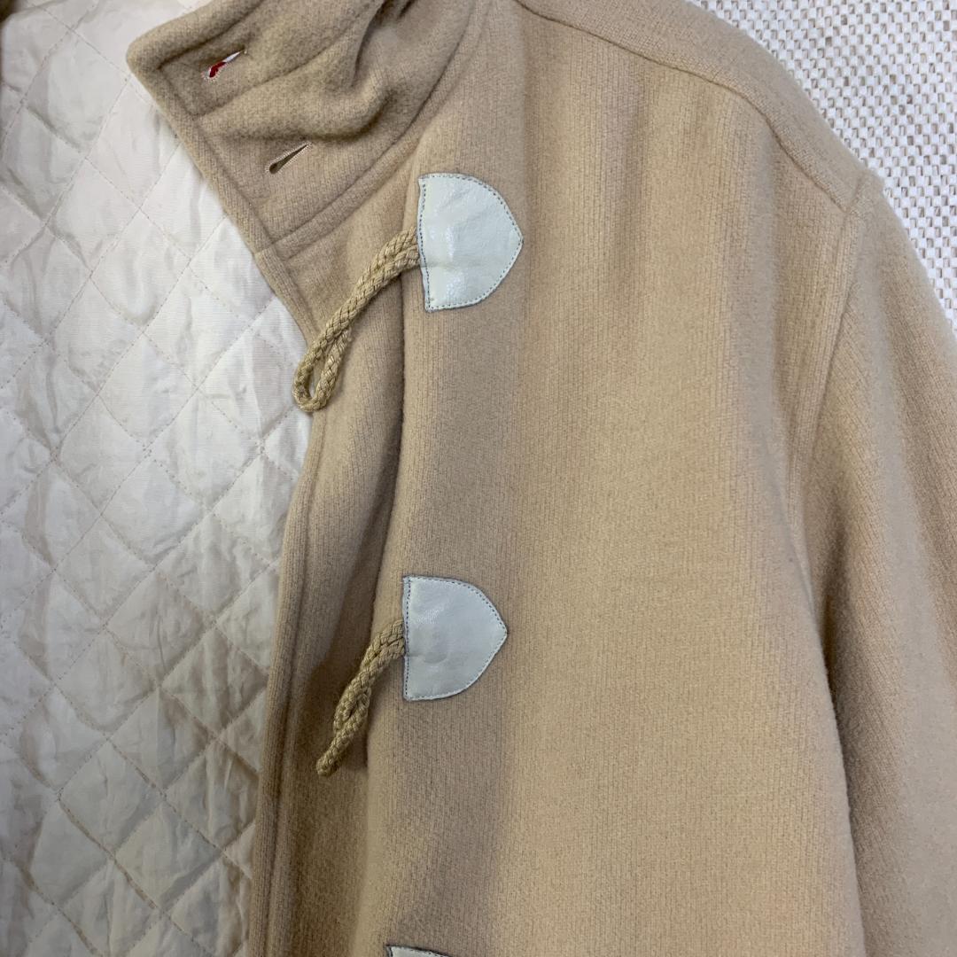 ダッフルコート イッセイミヤケ ベージュ サイズ9 キルティング 古着