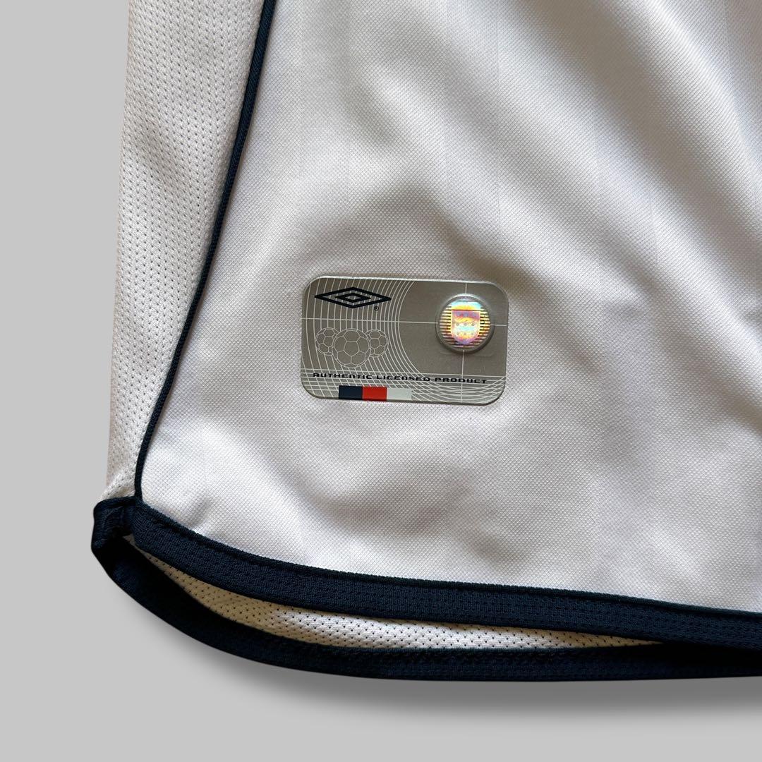 00s UMBRO イングランド代表 ゲームシャツ 長袖 ベッカム 7番