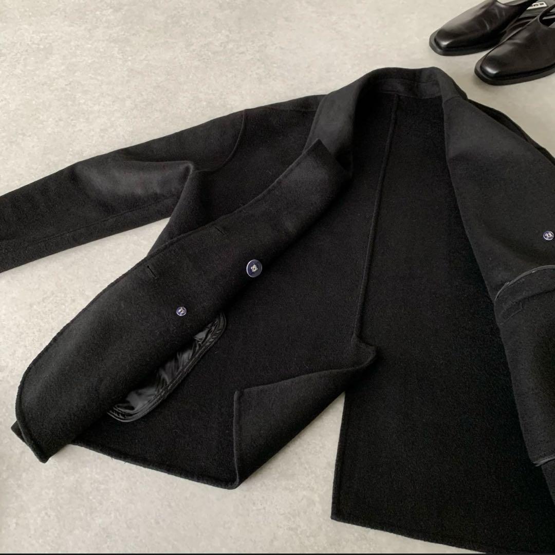 ok.soon ハンドメイド ウールジャケット ブラック