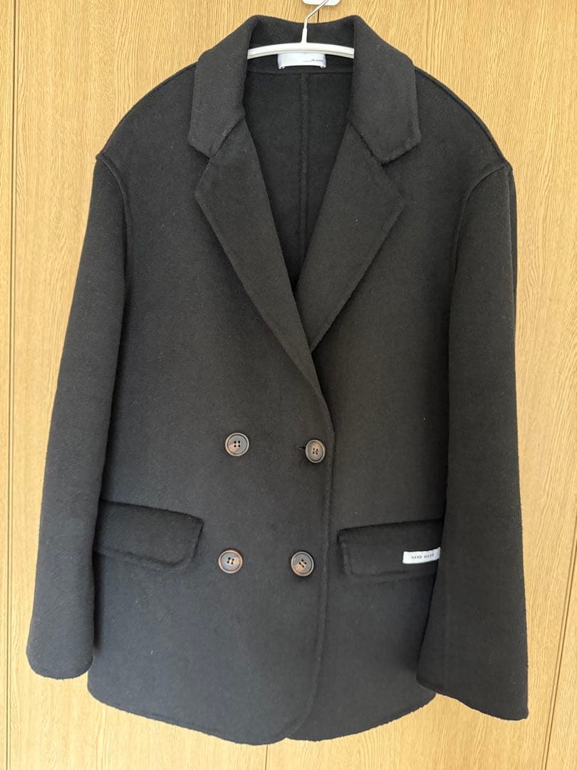 ok.soon ハンドメイド ウールジャケット ブラック