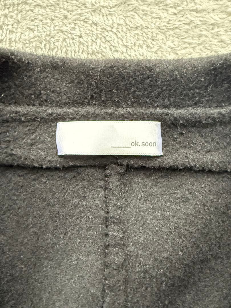 ok.soon ハンドメイド ウールジャケット ブラック