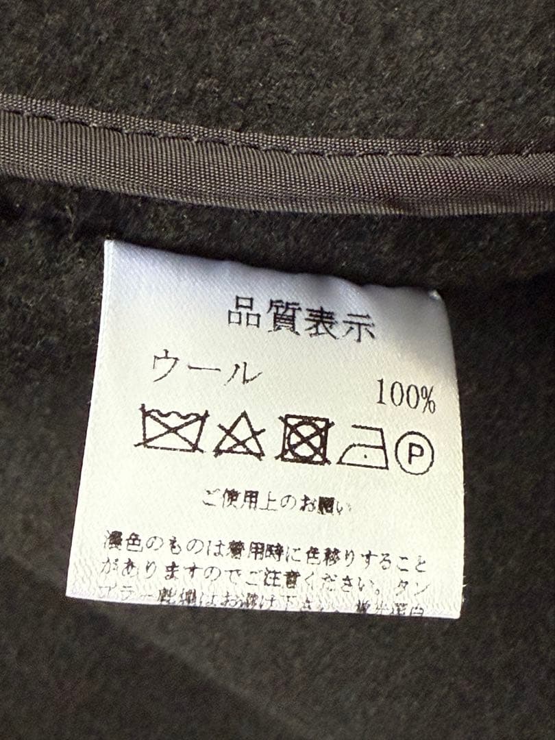 ok.soon ハンドメイド ウールジャケット ブラック