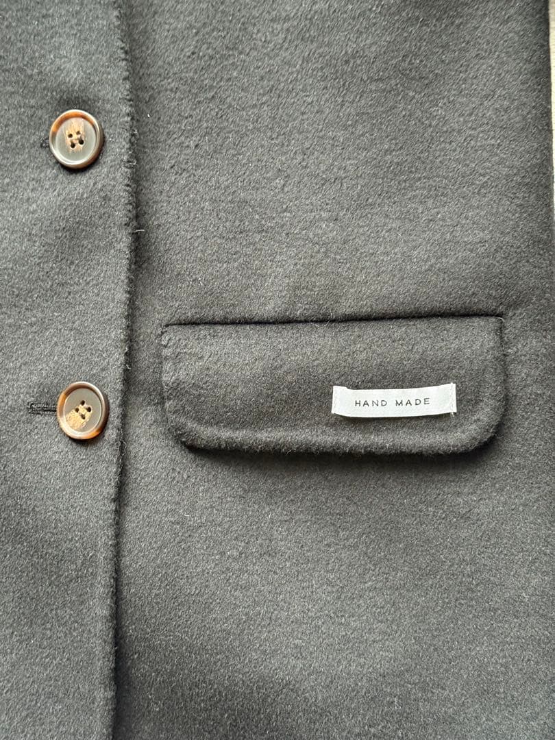 ok.soon ハンドメイド ウールジャケット ブラック