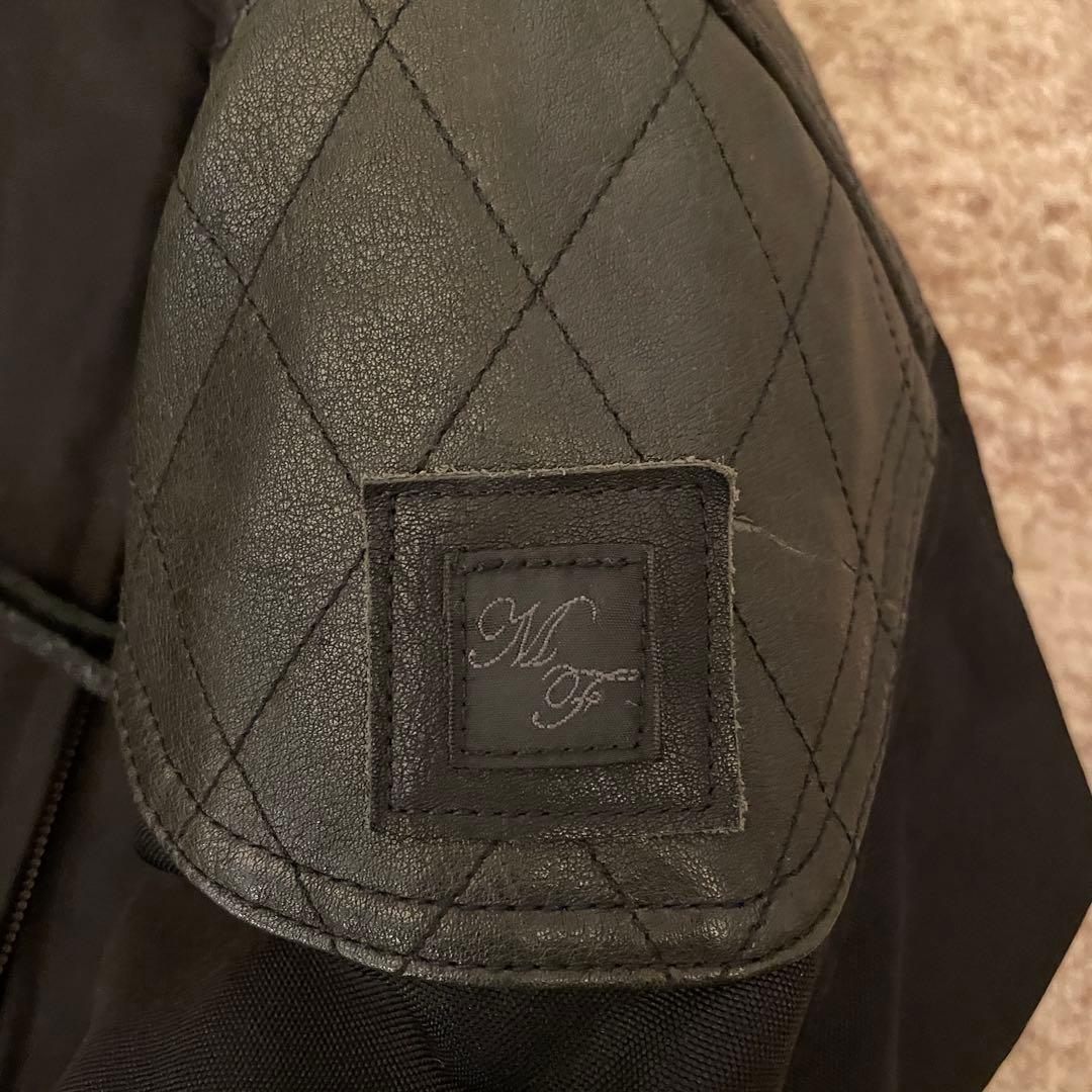 マックスフリッツMax Fritz レザーパッチシングルライダース。Mサイズです