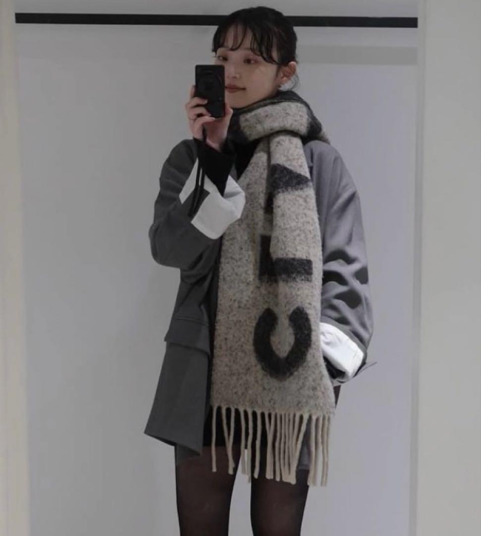 CLANE CLANE LOGO MUFFLERミックスFサイズ新品