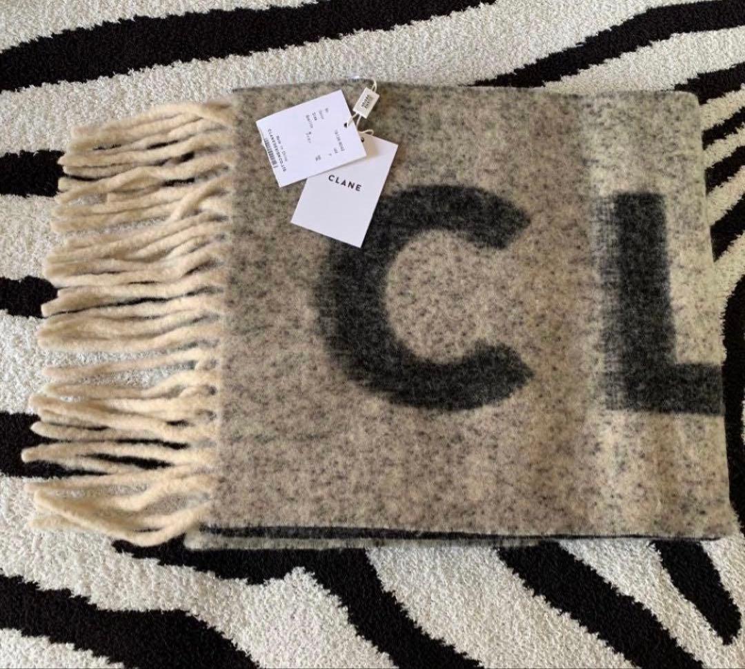 CLANE CLANE LOGO MUFFLERミックスFサイズ新品