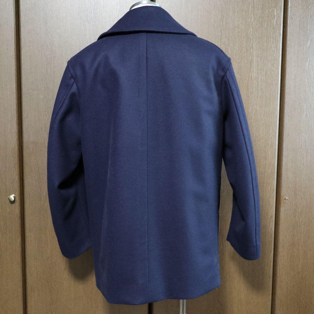 ユニクロ +J ウールブレンドオーバーサイズピーコート ネイビーM新品