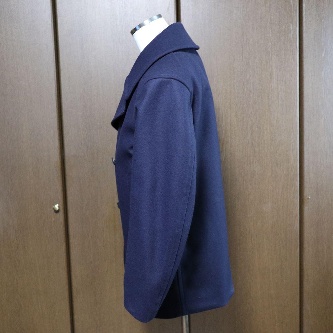 ユニクロ +J ウールブレンドオーバーサイズピーコート ネイビーM新品