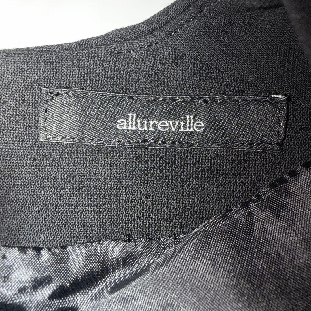 【未使用品】完売品✨️アルアバイル ダブルクロス Vネック オールインワン 黒