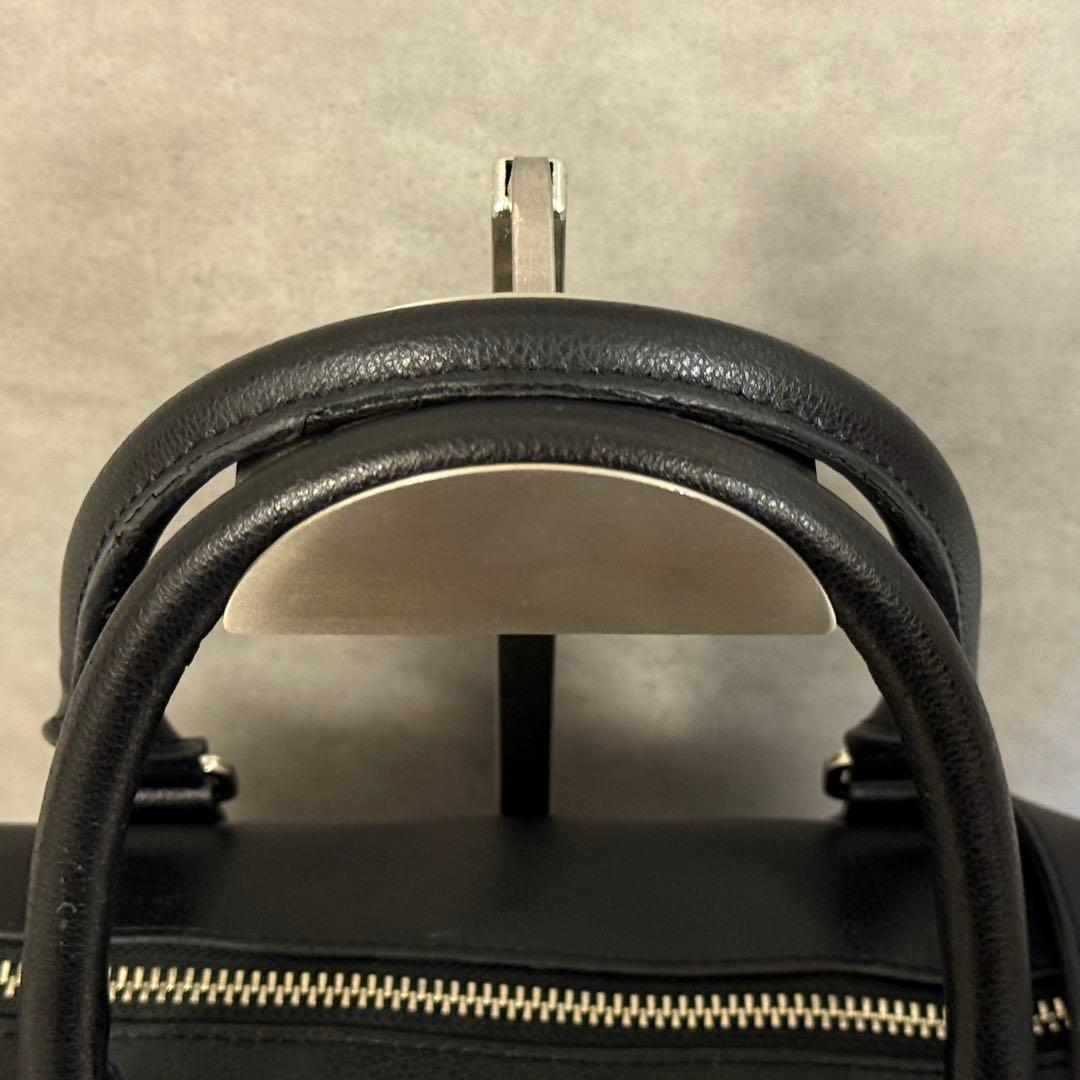 アニエスベー ショルダーバッグ 2way 斜め掛け　ミニボストン　レザー