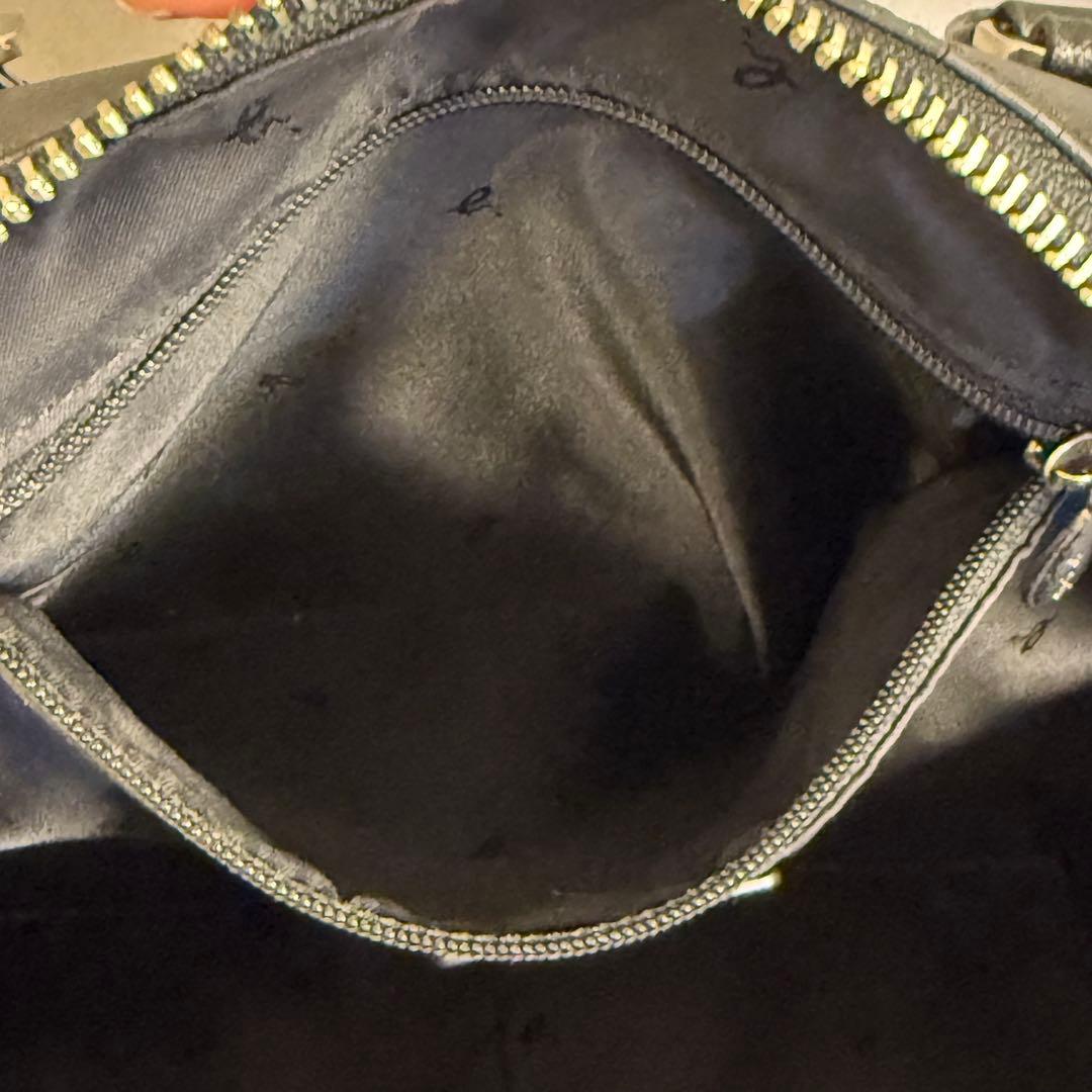 アニエスベー ショルダーバッグ 2way 斜め掛け　ミニボストン　レザー