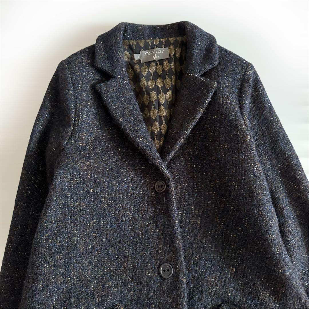 Cotelac コテラック チェスターコート モヘヤ アルパカ ウール