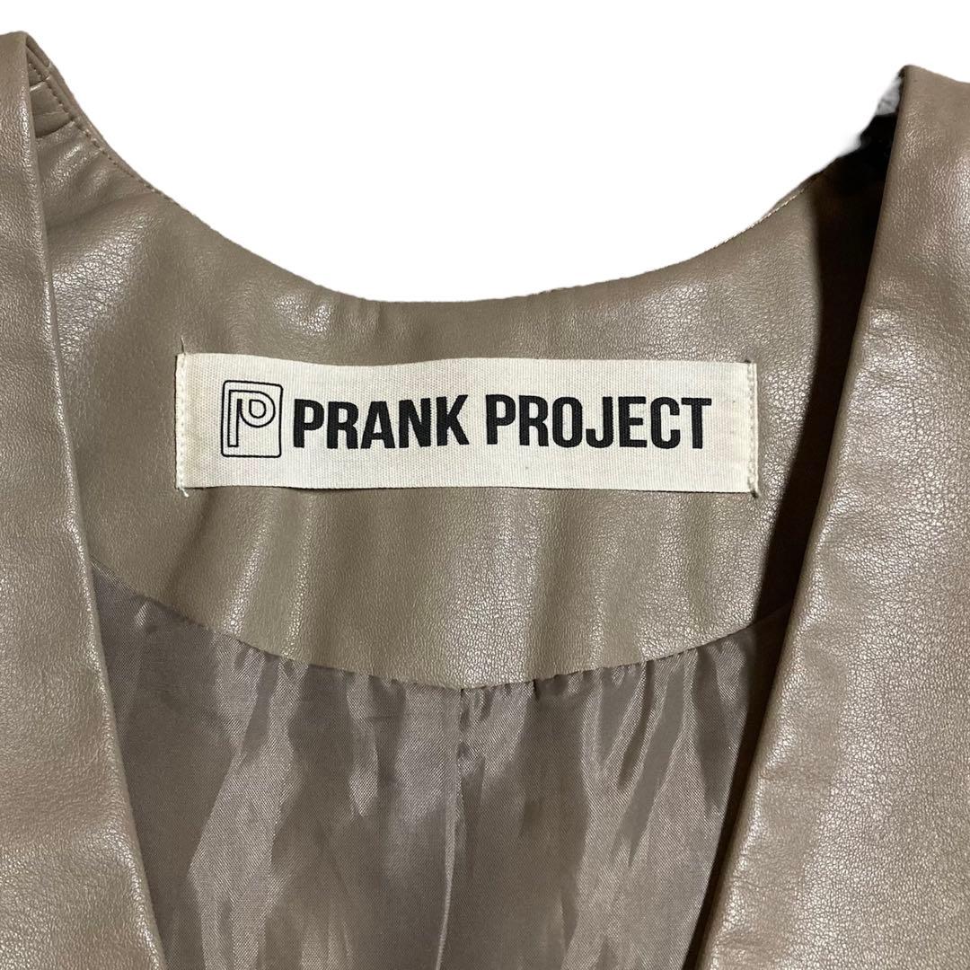 【にこchan】PRANK PROJECT フェイクレザー ミニワンピース