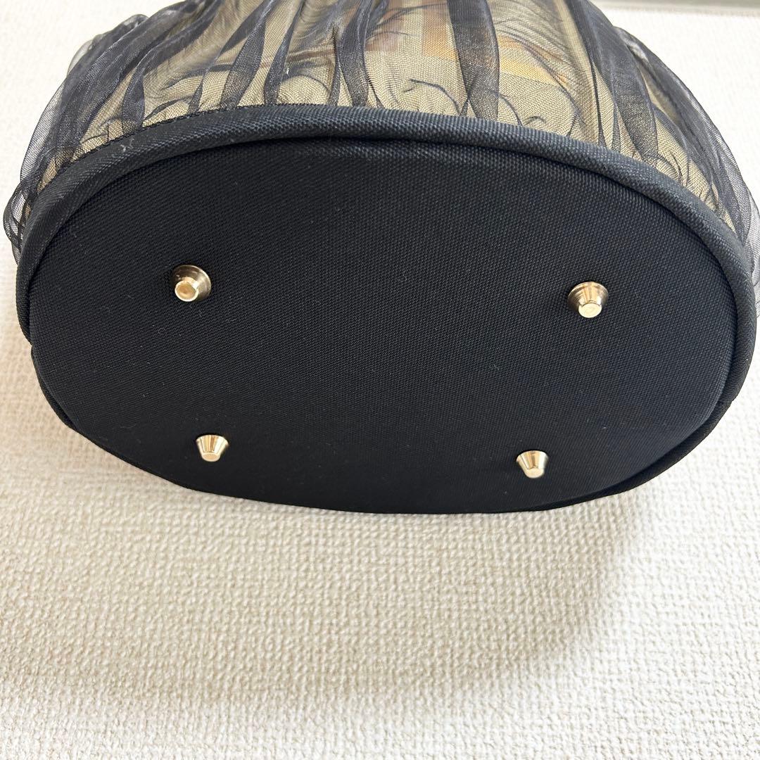 ろーとさん専用　ランバンオンブルー　シアーバックカーキ　トートバッグ