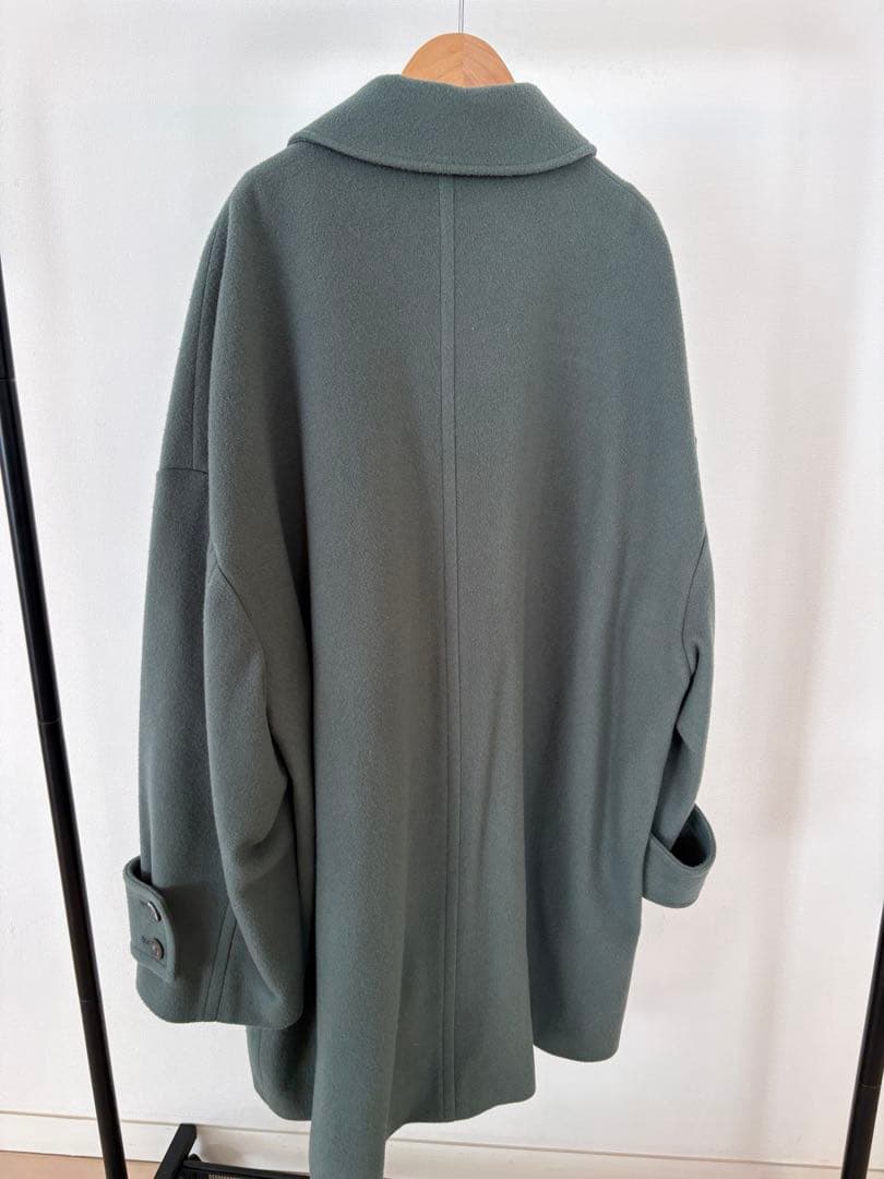 【美品】CULLNI グリーンオーバーサイズコート