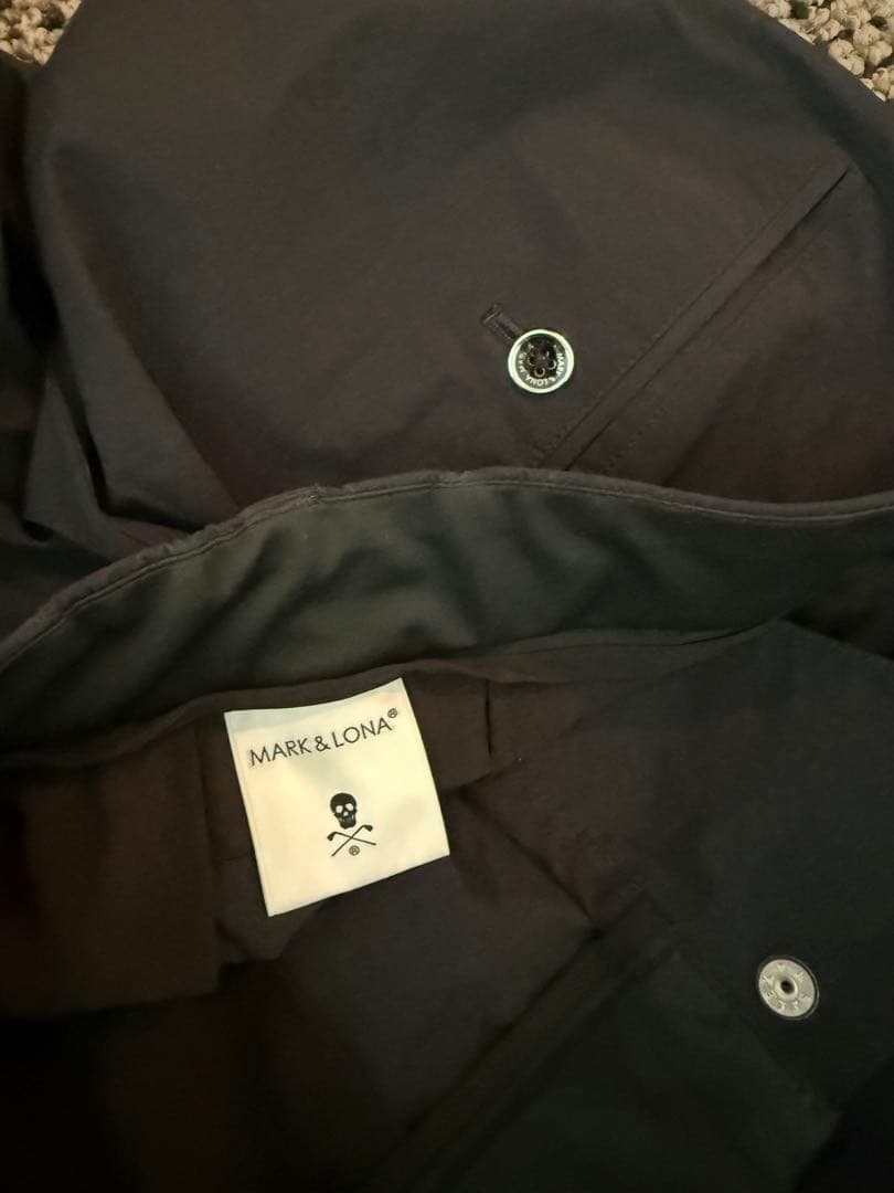 マークアンドロナ　パンツ　48 ゴルフウェア　ブラック