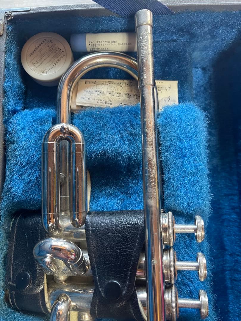 YAMAHA シルバー トランペット ケース付き