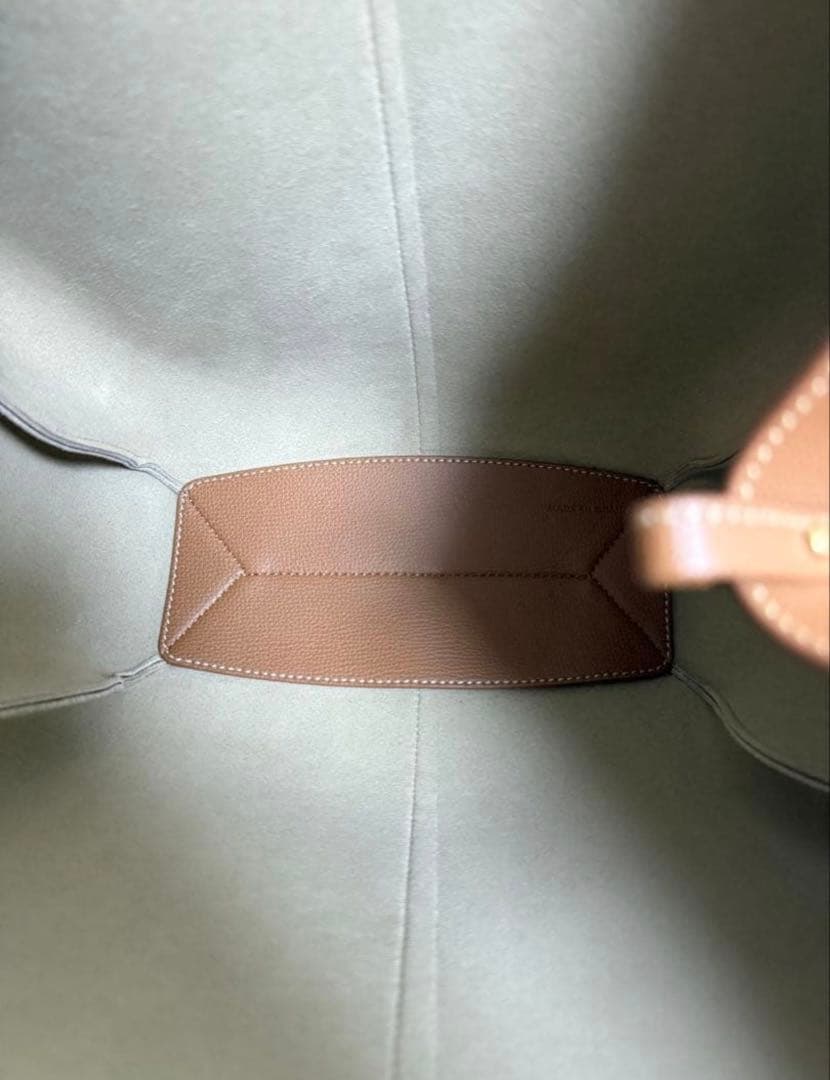 POLÈNE Cyme キャメル トートバッグ