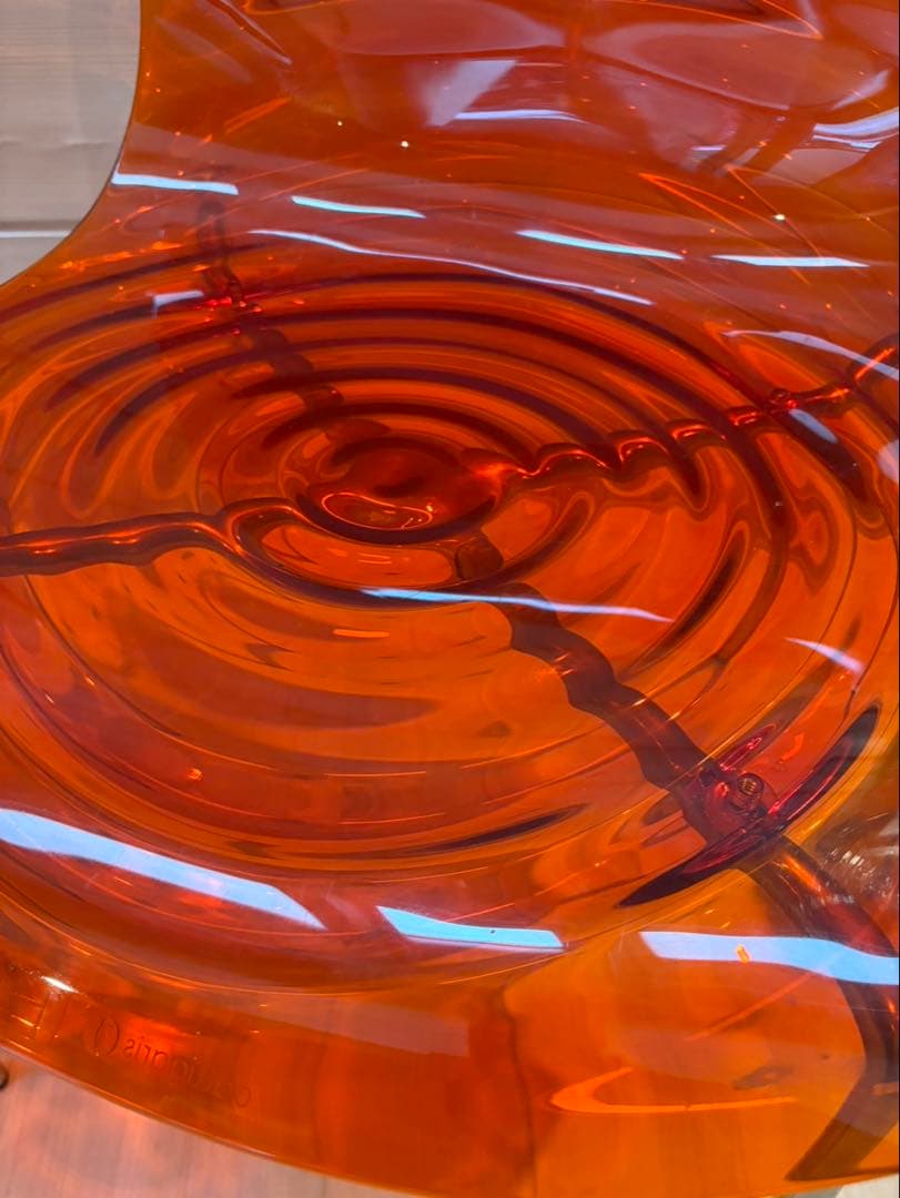 【廃盤レア】イタリア製　カリガリス L'EAU アクリルチェア 赤