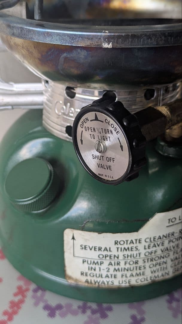 t*5様 414 コールマン502 バーナー　1979年製造　レア