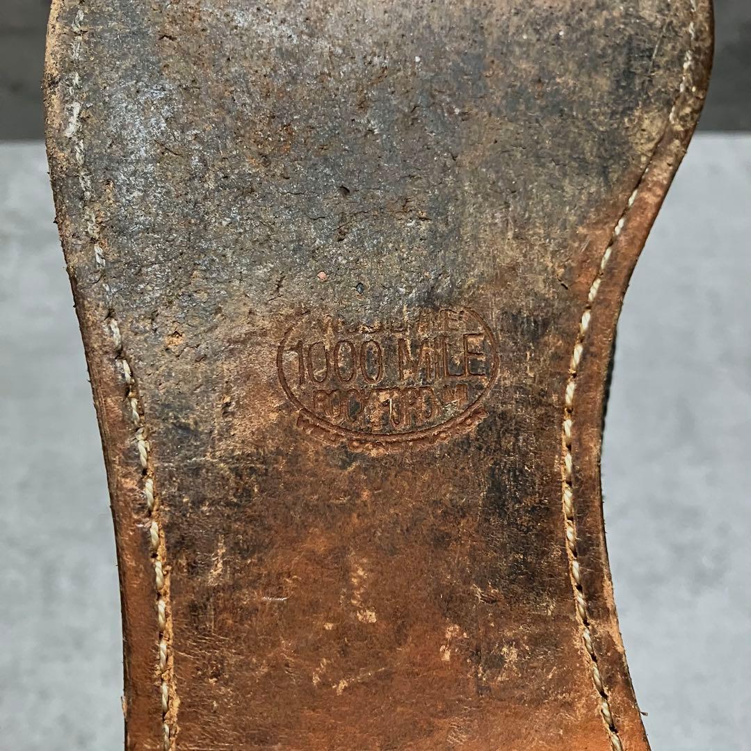 極美品　ウルヴァリン　1000マイルブーツ　ワークブーツ　ブラック　2211