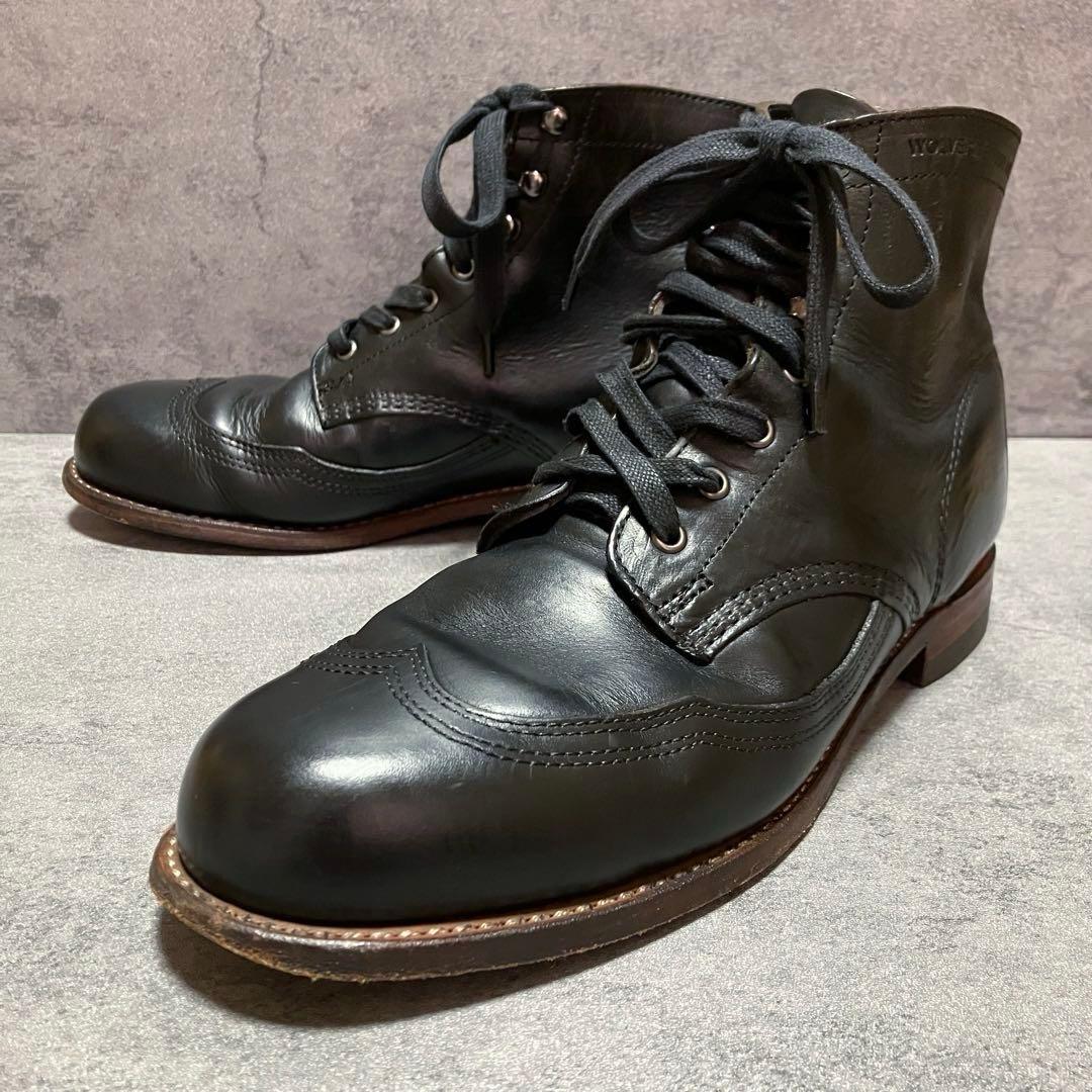 極美品　ウルヴァリン　1000マイルブーツ　ワークブーツ　ブラック　2211