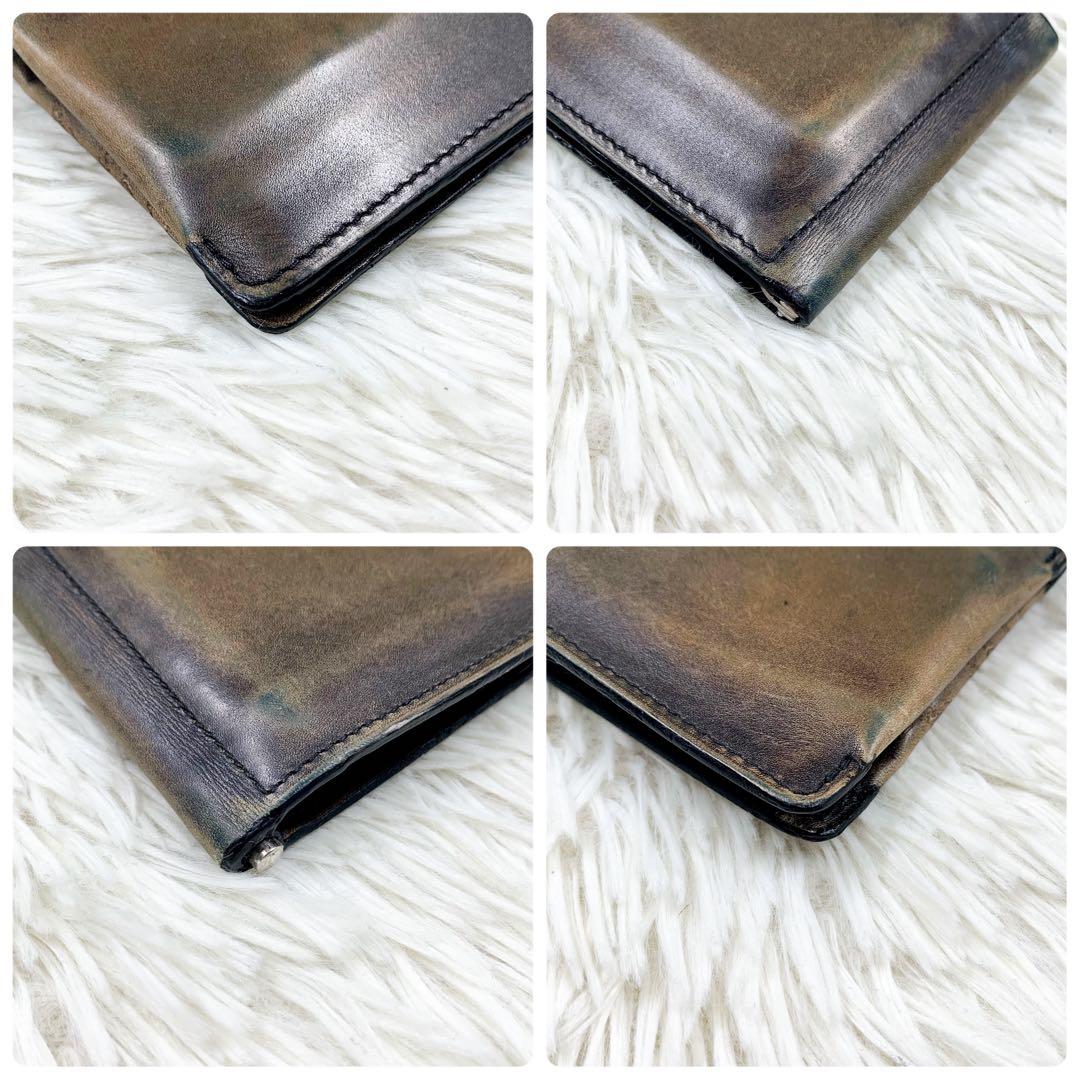 【✨美品✨】 ベルルッティ カリグラフィ マネークリップ エベネ