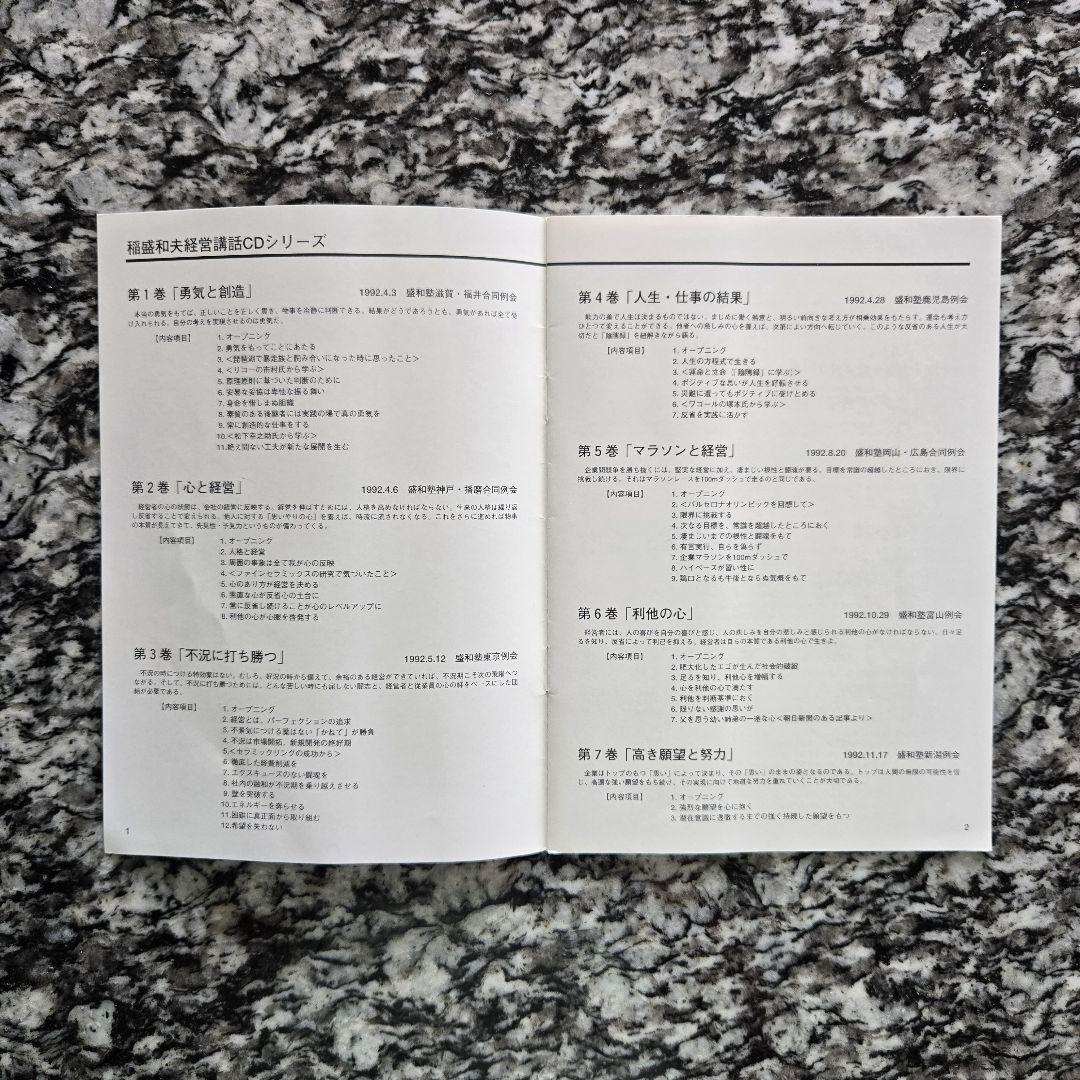 【絶版】稲盛和夫 経営講話CD 全20巻 盛和塾