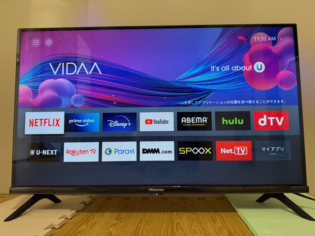 ハイセンス　32A40H 32インチ2022年製⭕️地上 BS/CSスマートテレビ