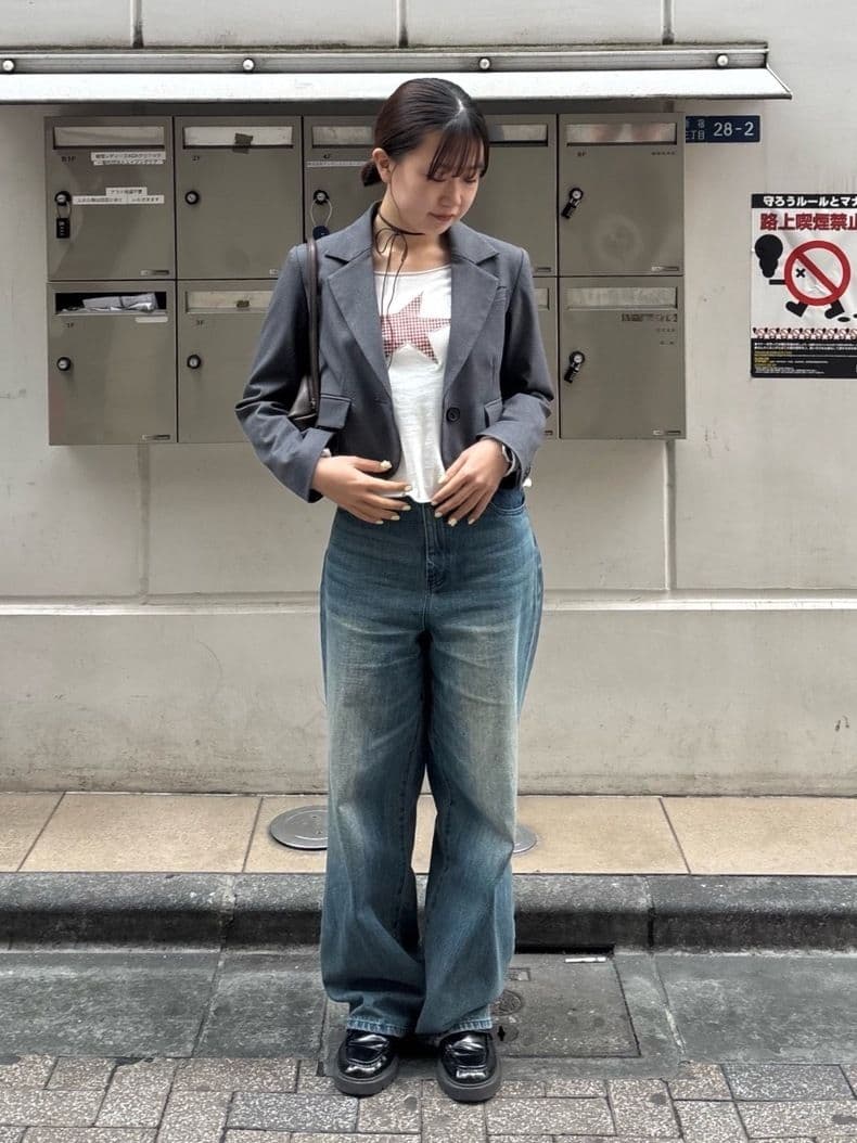 寝*ろ様 コンパクト テーラードジャケット TINA：JOJUN 全2色