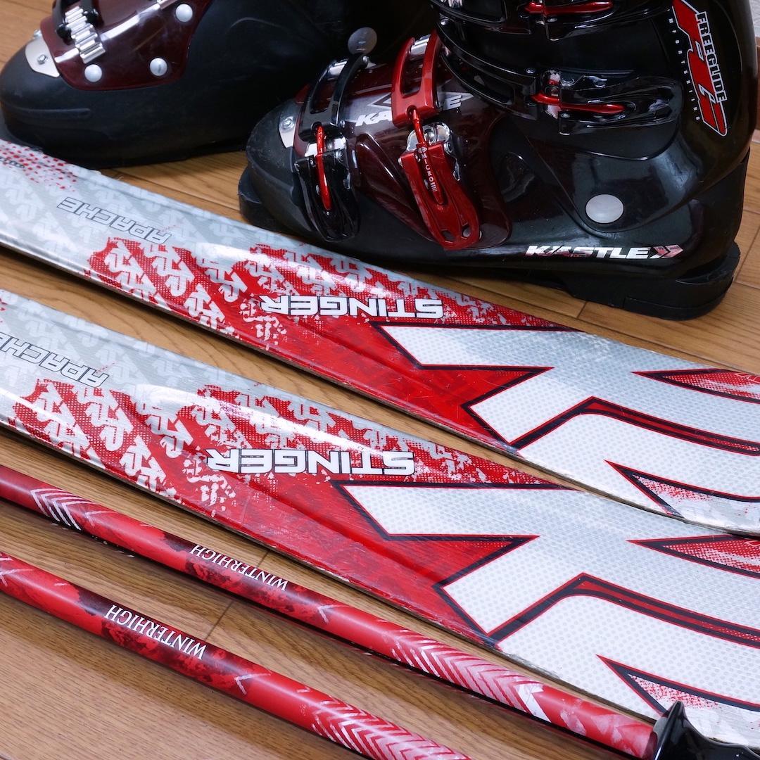 メンテ済 163cm 靴26～26.5cm K2 カービングスキーセット