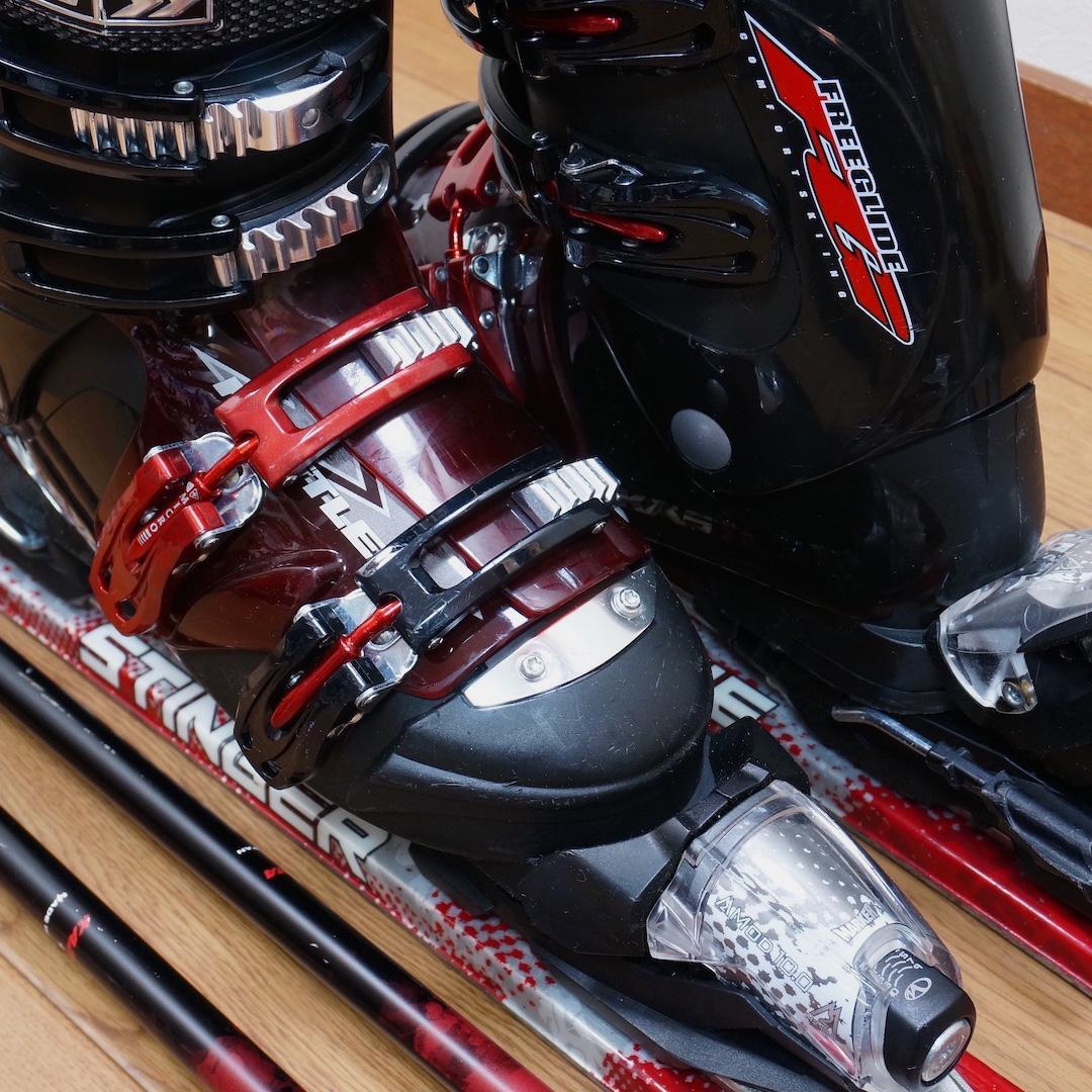 メンテ済 163cm 靴26～26.5cm K2 カービングスキーセット