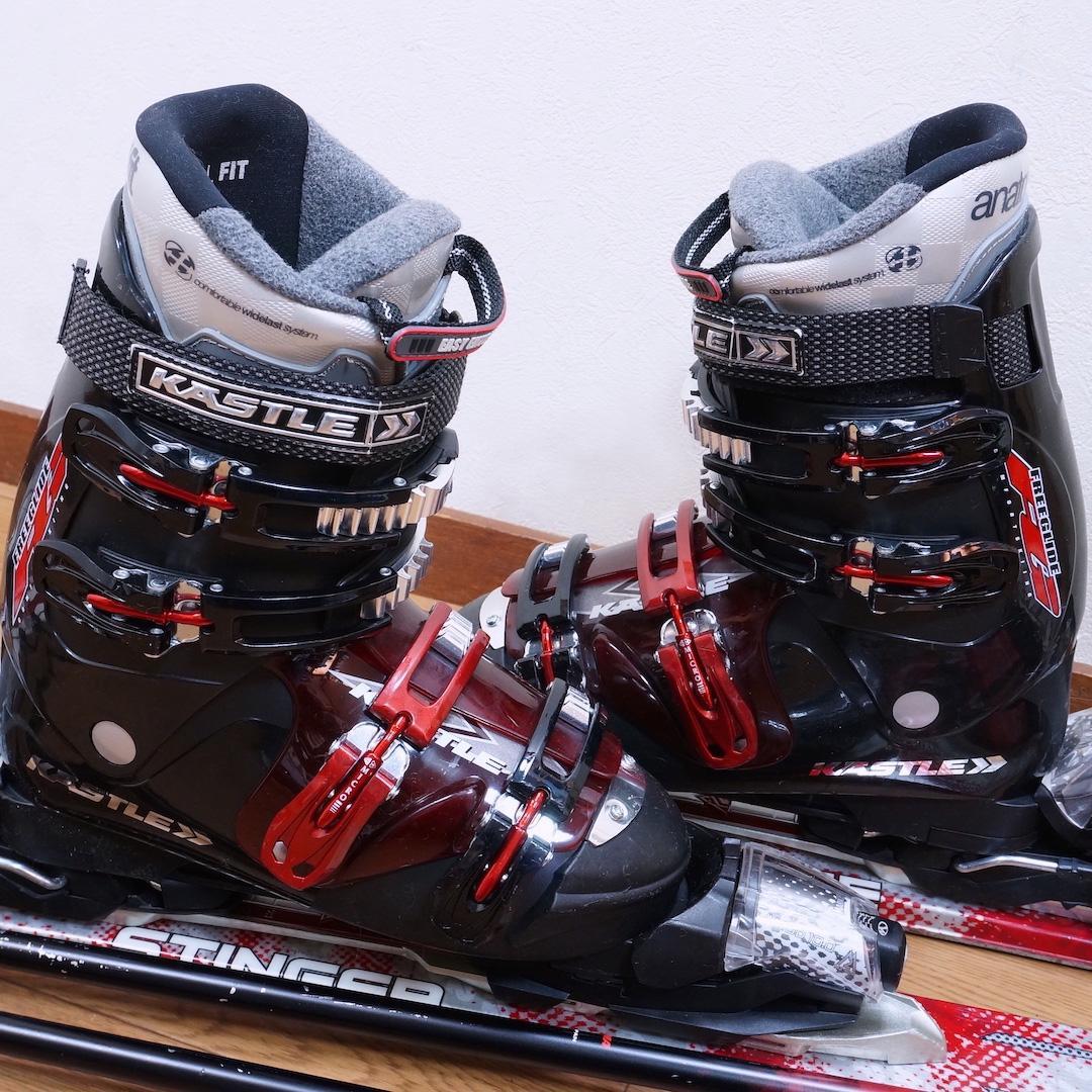 メンテ済 163cm 靴26～26.5cm K2 カービングスキーセット
