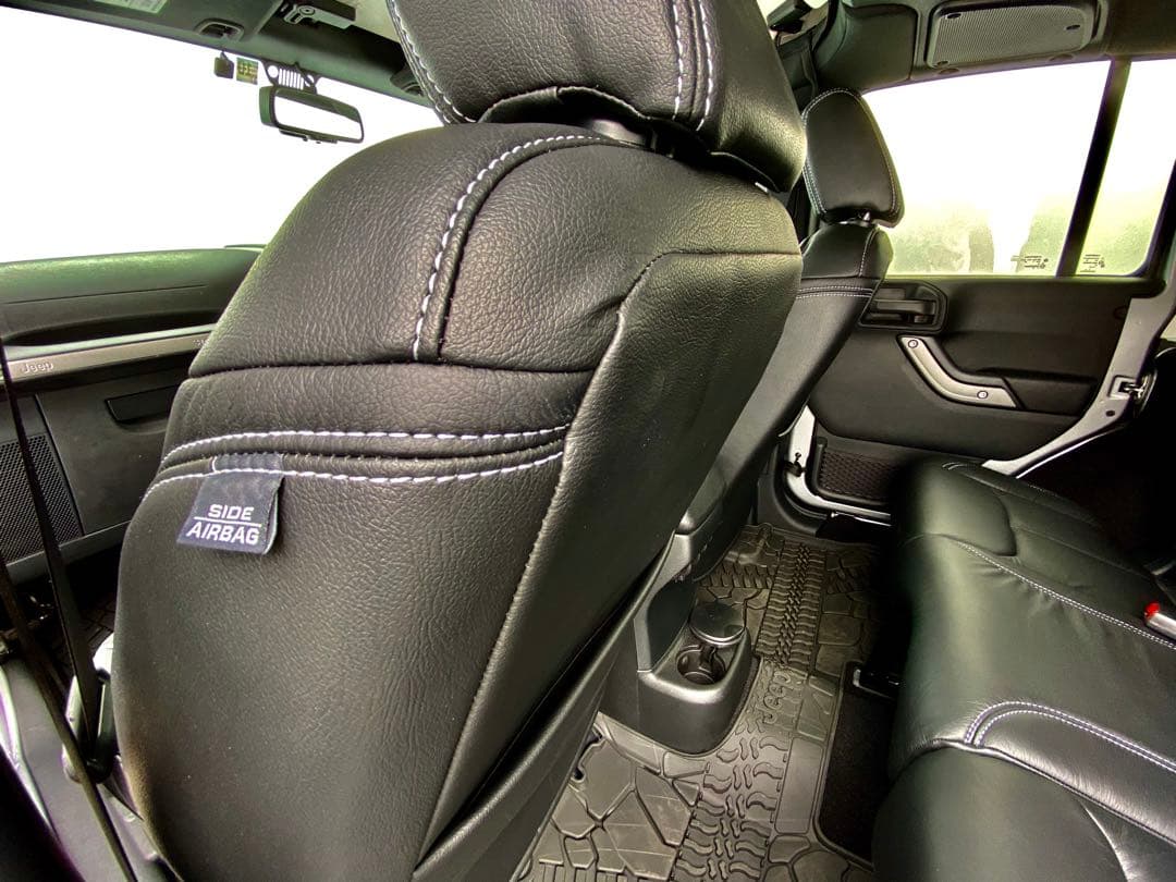 処分特価！！　JKジープラングラーアンリミテッド　本革シート張替えキット