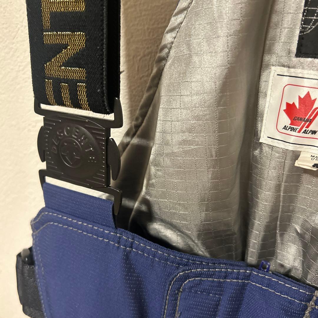 DESCENTE デサント ロゴサスペンダー スキーパンツ L