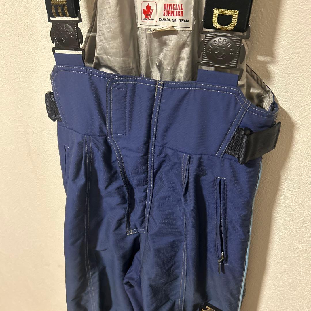 DESCENTE デサント ロゴサスペンダー スキーパンツ L