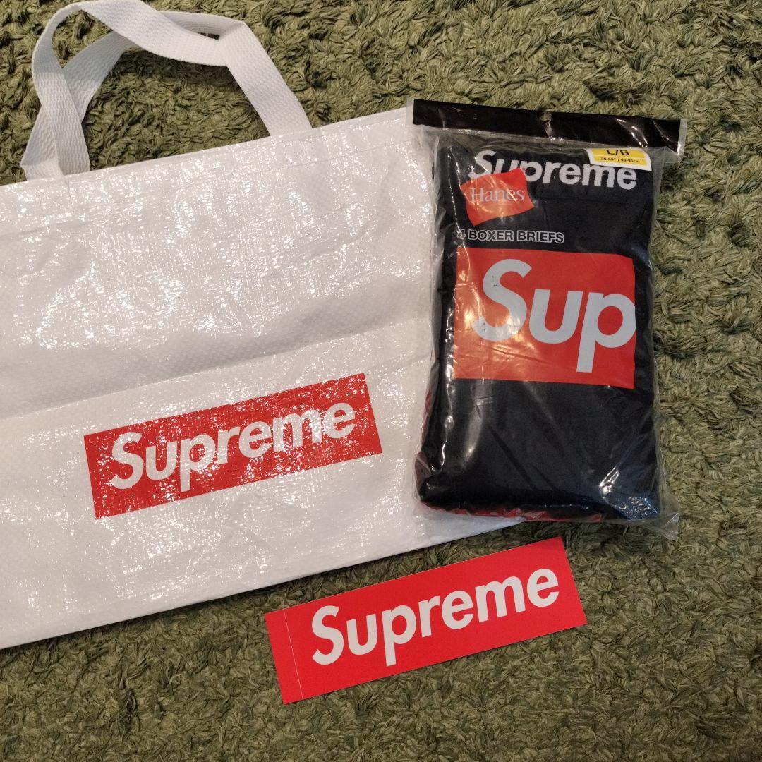 新品、未開封　Supreme ボクサーブリーフ 4枚セット L/Gサイズ