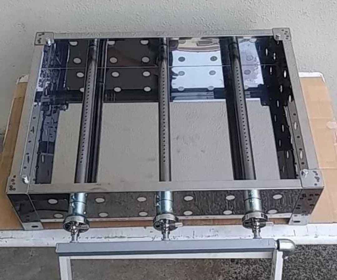 業務用　極厚６ミリ　鉄板焼き　３辺フチ付　学園文化祭り　グリドル　ＢＢＱ　LPG