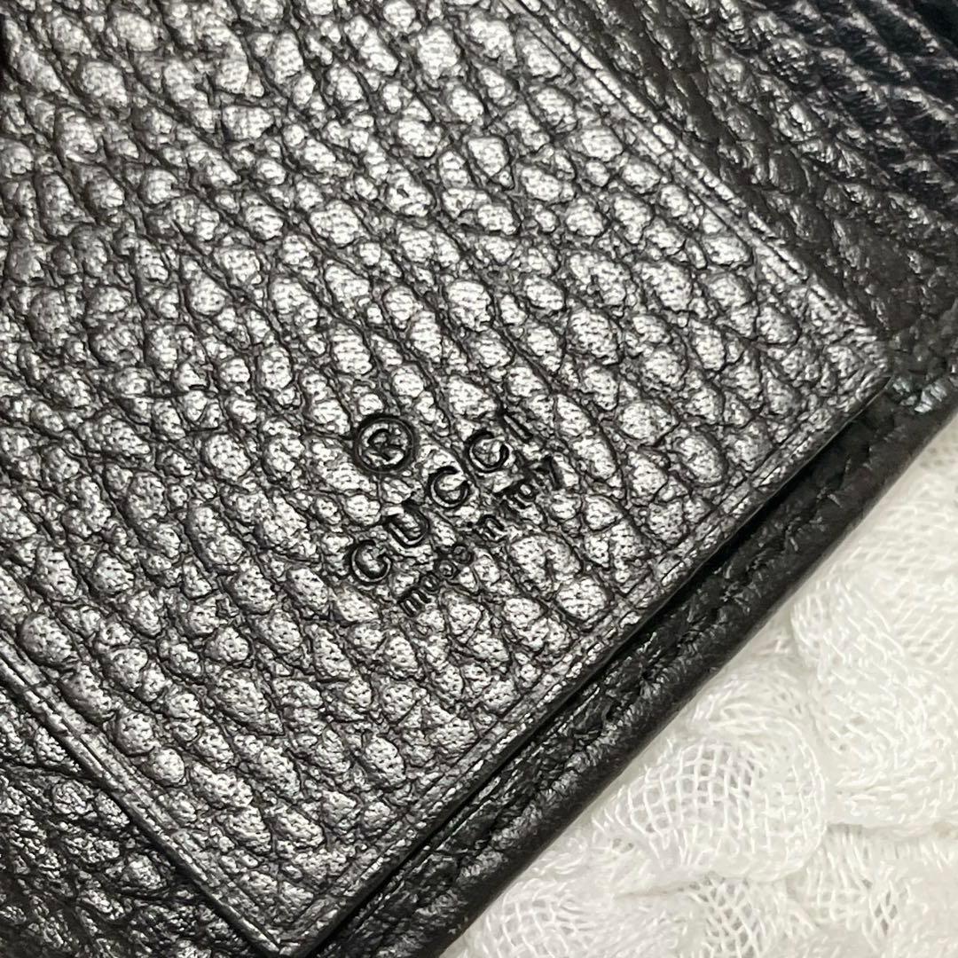美品✨GUCCI グッチ マーモント キーケース　456118 レザー　黒