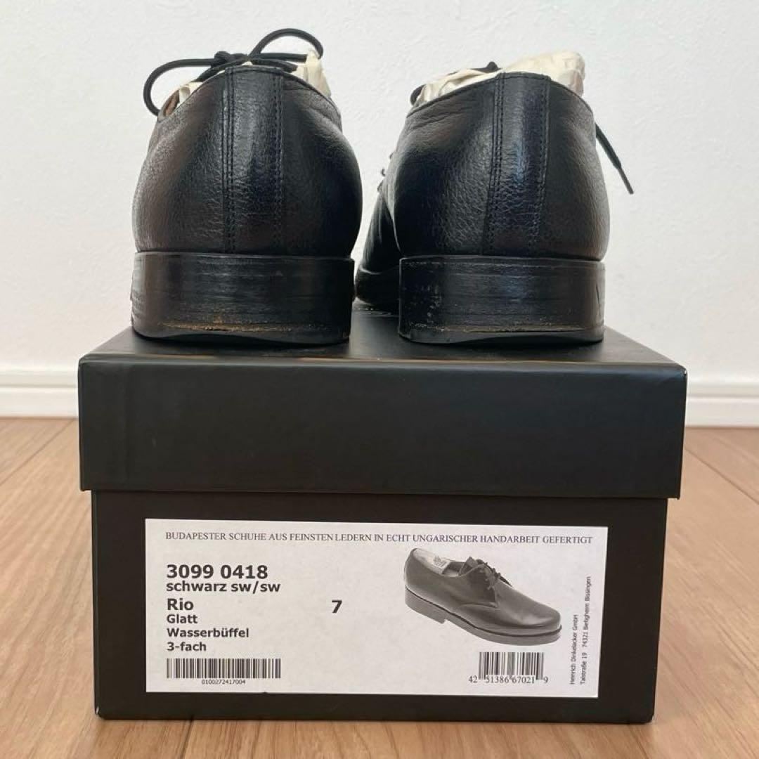 Heinrich Dinkelacker RIO ブラック/シボ革/uk7