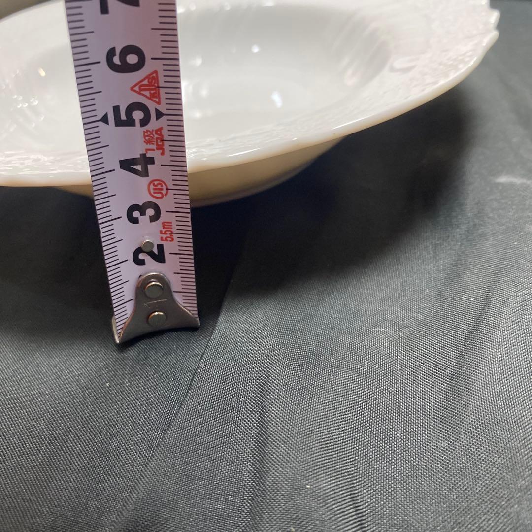 リチャードジノリ　ベッキオホワイト　スーププレート20cm6枚➕1枚