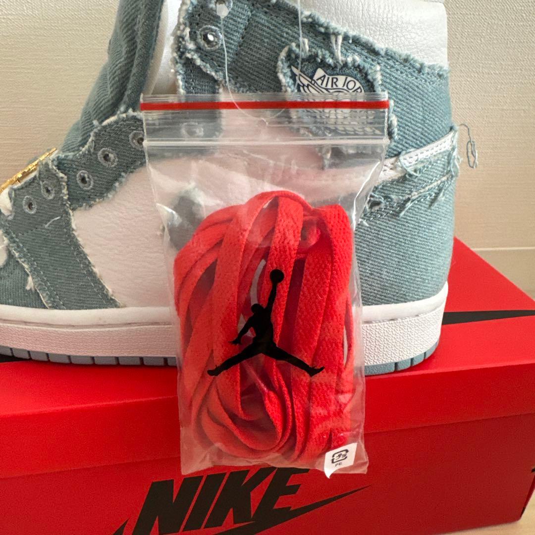 靴 Nike Air Jordan 1 High OG \"denim\" 25cm