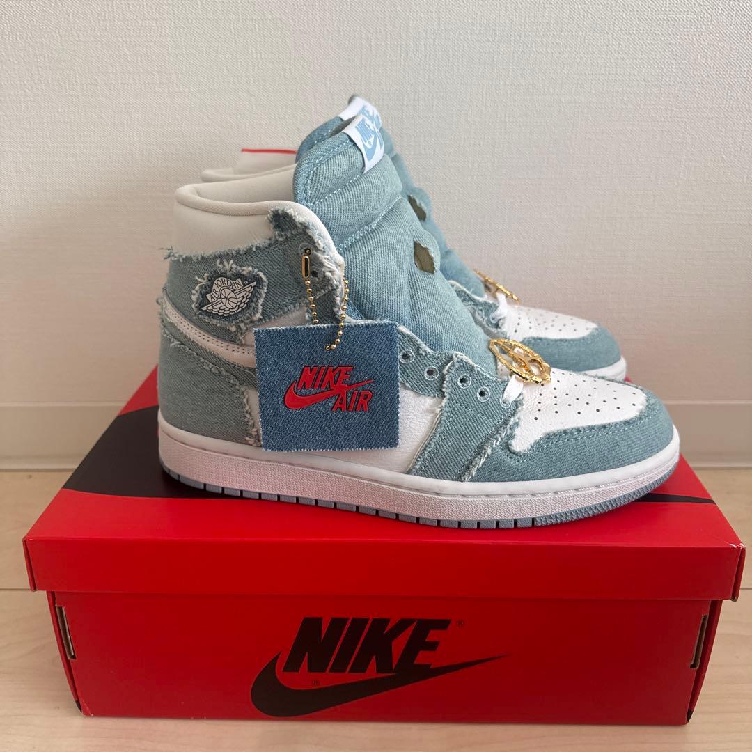 靴 Nike Air Jordan 1 High OG \"denim\" 25cm